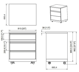 Inox Range - Schubladenmodul