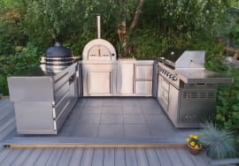 Stainless Collection - Module Four à bois pour pizza - Naples