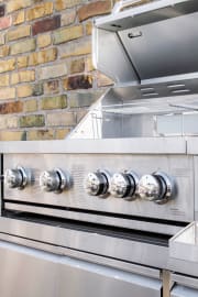 Inox Range - Frittstående gassgrill  med 4 brennere og infrarød brenner
