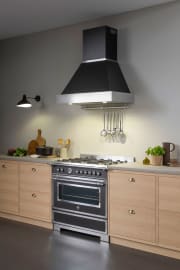 Fläkt Heritage 120 cm (Svart/Rostfri)