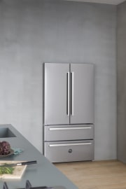 Kökspaket - Professional 90 cm (spis + kylskåp + fläkt + stänkskydd) Induktion