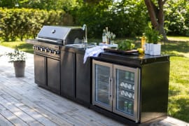 Black Collection - Module koelkast met dubbele deuren