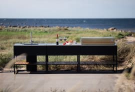 Frittstående modul med vask 