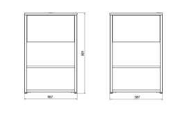 Free-standing corner module
