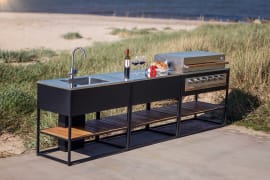 Vrijstaande buitenkeuken - Lervik (Gasbarbecue)