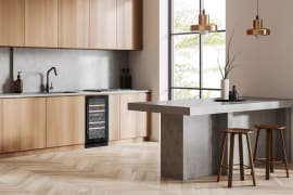 Under-counter wine fridge - Arctic Collection 40D Fullglass Black