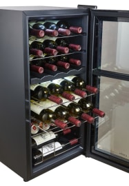 Free-standing wine fridge - Northern Collection 28 Black