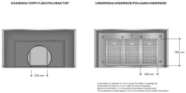 Spispaket - Lofra 70 cm Induktion 2 ugnar + Fjärås 70 cm Blender - Svart/Mässing