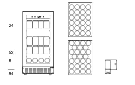 Built-in beer fridge - BeerServer 40 Anthracite Black