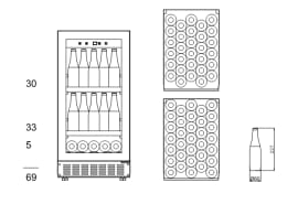 Cantinetta-frigo da incasso per birra - BeerServer 40 Stainless