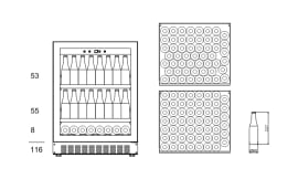 Built-in beer fridge - BeerServer 60 Stainless