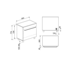Induktionsspis - CG90IANT9 90 cm (1 ugn) Svart 