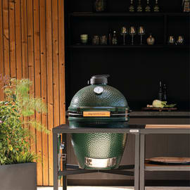 Kamado grill / Keramisk grill med arbetsbänk och förvaringshyllor - Large