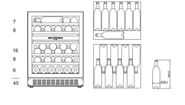 Einbau-Weinkühlschrank - WineCave 60D Modern  