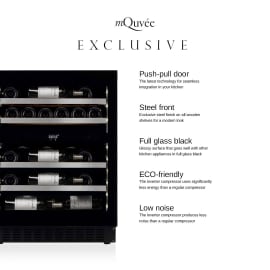 Integrated wine fridge - WineKeeper Exclusive 112D Push/Pull
