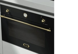 Dolce Vita - Innbyggingsovn 60 cm (Svart/Messing)