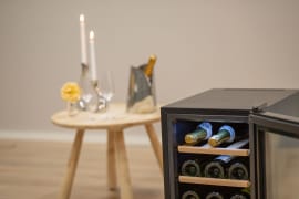 Free standing wine fridge - Northern Collection 15 Black