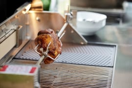 Black Collection - Fritstående gasgrill med 6 blus og infravarme