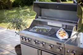 Stainless Collection - Free-standing gas grill with 6 burners and infrared system