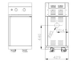 Stainless Collection - Module double brûleur d’appoint 