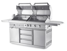 Stainless Collection - Frittstående Gass- og kullgrill