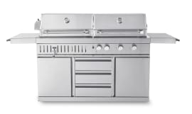 Stainless Collection - Fritstående Gas- og kulgrill