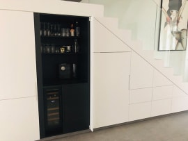 Under-counter wine cooler - WineCave 700 30D Anthracite Black