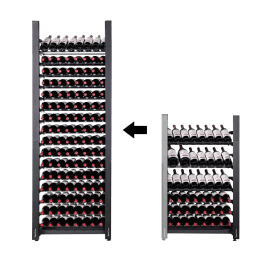 ModuloSteel - Tilleggspakke: Hylle i halv høyde, 72 cm