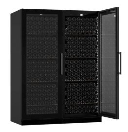 Vinopbevaringsskab - Velvet 220 Glass Double door