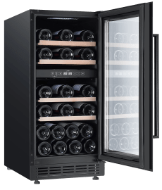 Unterbau-Weinkühlschrank - Arctic Collection 40D Fullglass Black
