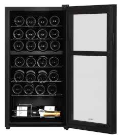 Vapaasti seisova viinikaappi - Northern Collection 28 Black