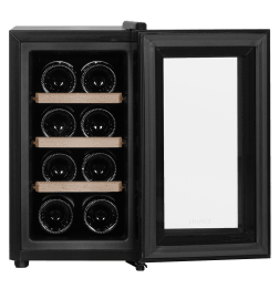Vapaastiseisova termosähköinen viinikaappi - Northern Collection 8 Black