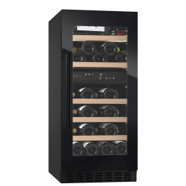 Under-counter wine fridge - WineCave 800 40D Fullglass Black