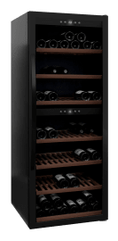 Vapaasti seisova viinikaappi – WineExpert 126 Fullglass Black 