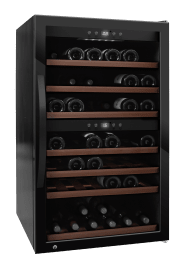 Vapaasti seisova viinikaappi – WineExpert 66 Fullglass Black 