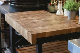Schneidebrett Eiche - Hirnholz (80 x 45 cm)