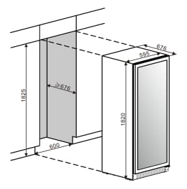 Viinin säilytyskaappi – 170 Solid Premium Package