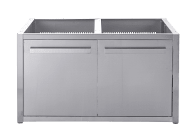 Nordic Line – Basismodul med dør 120 cm (2 moduler) – Rustfrit