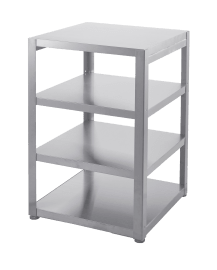 Nordic Line - Hoekmodule met werkbank 60 cm (RVS)