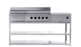 Nordic Line - Integrerbar sidebrenner (Rustfri)