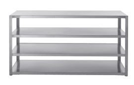 Nordic Line - Arbeidsbenk med hylle 180 cm (Rustfri)