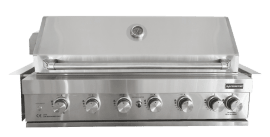 Built-in - Gasgrill til indbygning, med 6 blus