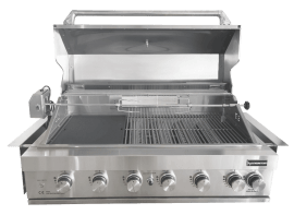 Built-in - Gasgrill til indbygning, med 6 blus