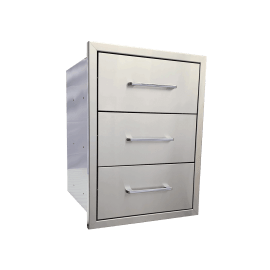Built-in - Driedubbel inbouwladeblok