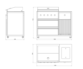 Designer Series - Fritstående udekøkken - Corner Experience