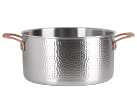 Gryte med lokk 24 cm / 5,65 liter - Rustfri