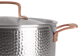 Gryte med lokk 24 cm / 5,65 liter - Rustfri