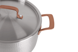 Gryte med lokk 24 cm / 5,65 liter - Rustfri