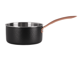 Kochtopf mit Deckel 18 cm / 2,3 Liter – Schwarz