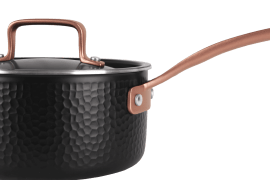 Kochtopf mit Deckel 18 cm / 2,3 Liter – Schwarz